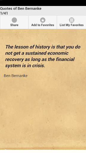 Quotes of Ben Bernanke