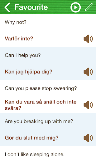 【免費教育App】Learn Swedish Phrasebook Free-APP點子