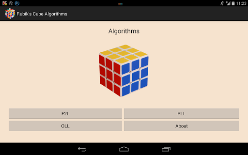 Rubix Cube Algorithms