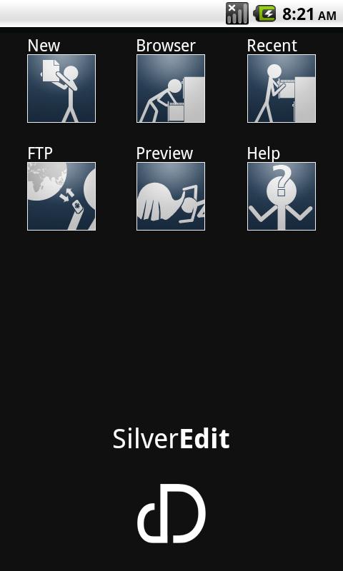 Android application SilverEdit screenshort