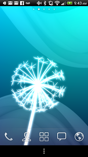 Dandelion Glow Live Wallpaper