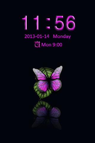 【免費個人化App】Go Locker Pink Butterfly-APP點子