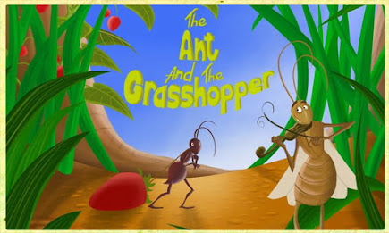 Ant and Grasshopper Storybook poster 1