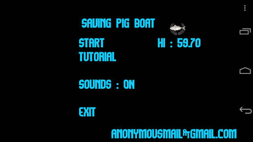 Racing submarine SavingPigBoat