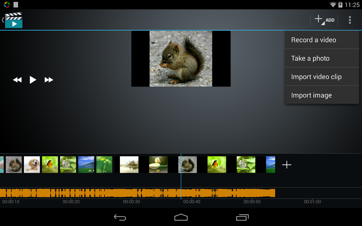 Video Maker Movie Editor captura de tela