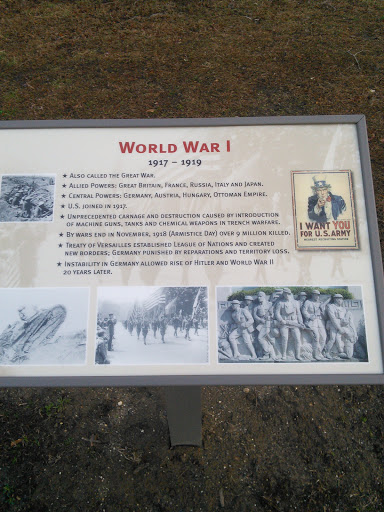 World War I Placard