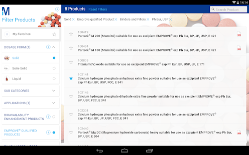 Lastest EMD Millipore Formulation APK for Android