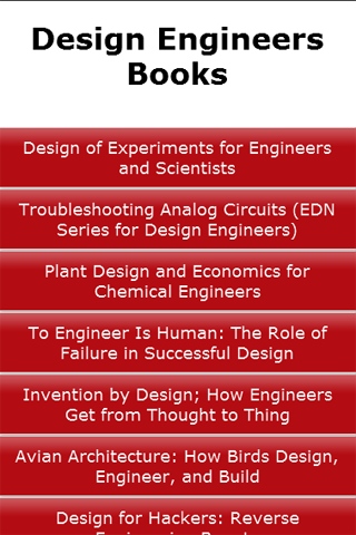 Design Engineers Books