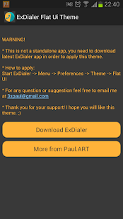 ExDialer Flat UI Theme HD - screenshot thumbnail