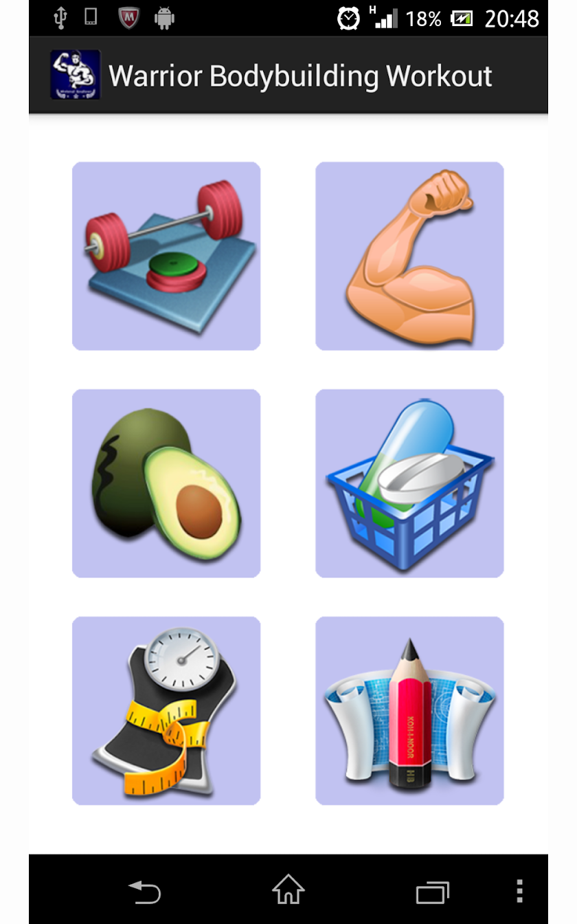 Gym Pocket Personal Trainer Screen 1