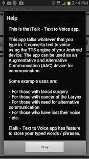 iTalk - Text to Voice Screenshots 3