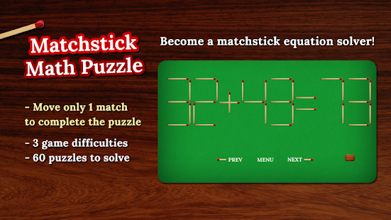 Matchstick Math Puzzle