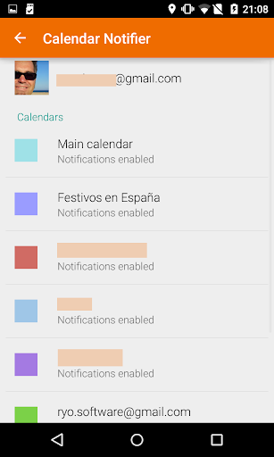 Calendar Events Notifier