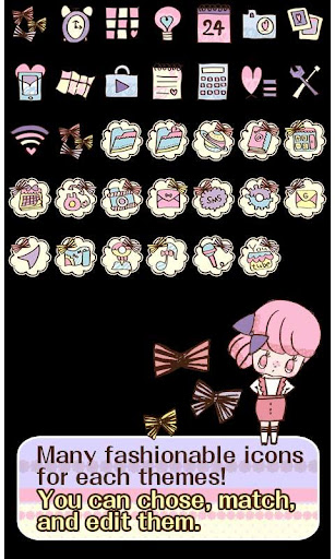 Cute Theme-Ribbon Girls- 1.0 Windows u7528 4