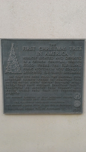 First Christmas Tree in America