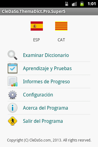 Thematic Dict. Free: EN-ES-CAT