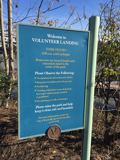 Volunteer Landing Park Entrance