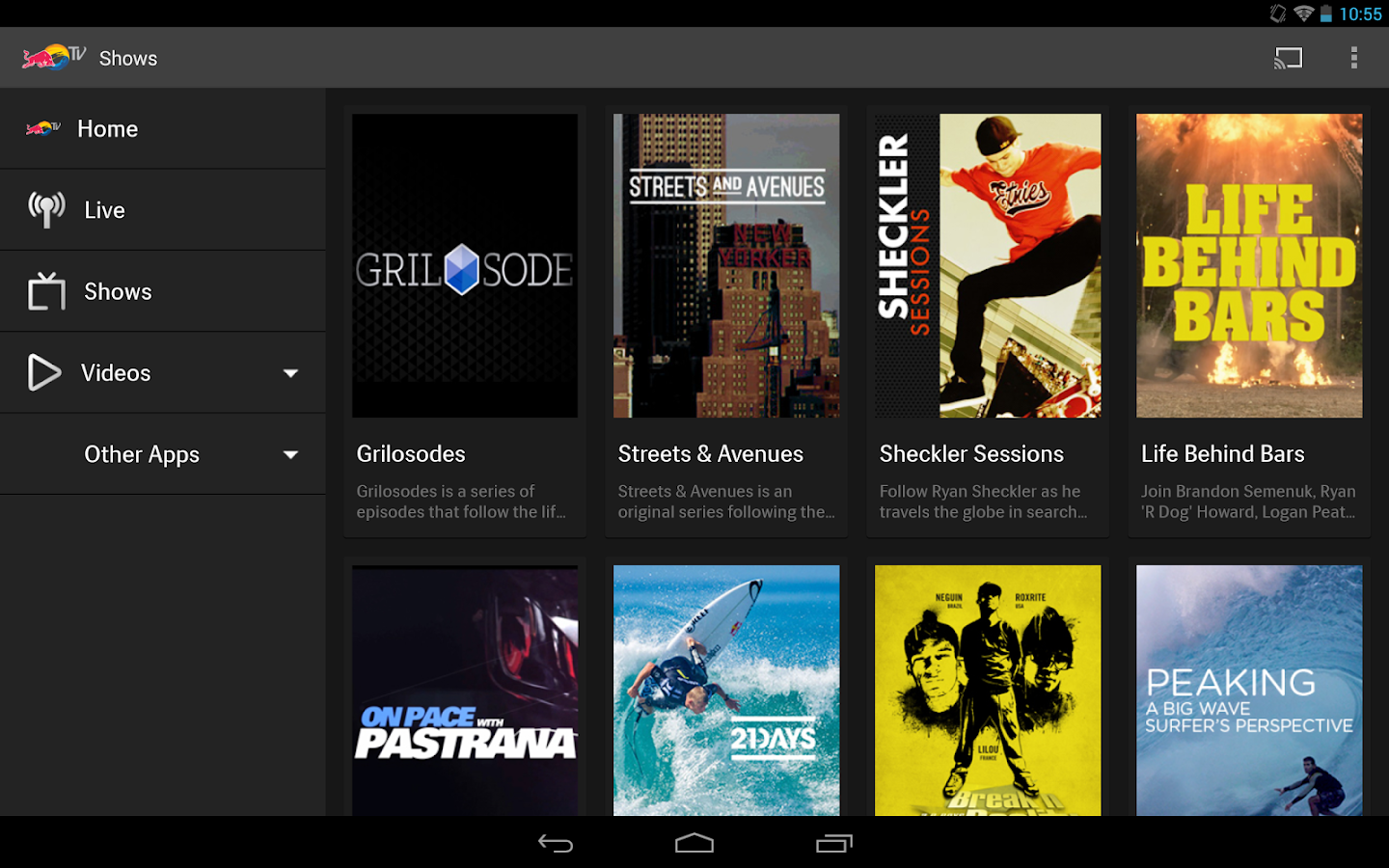 Red Bull TV screenshot
