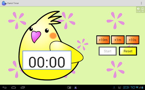 Cute timer app : Parrot Timer