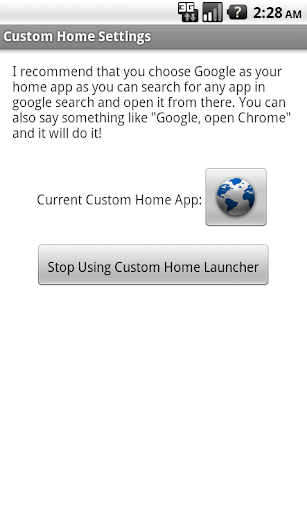 Custom Home Launcher