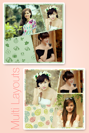 Edit photo with square frame poster 15