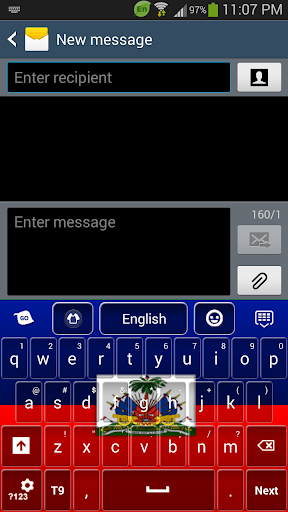 Haiti Flag Keyboard