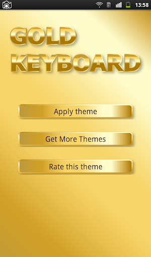 Gold Keyboard