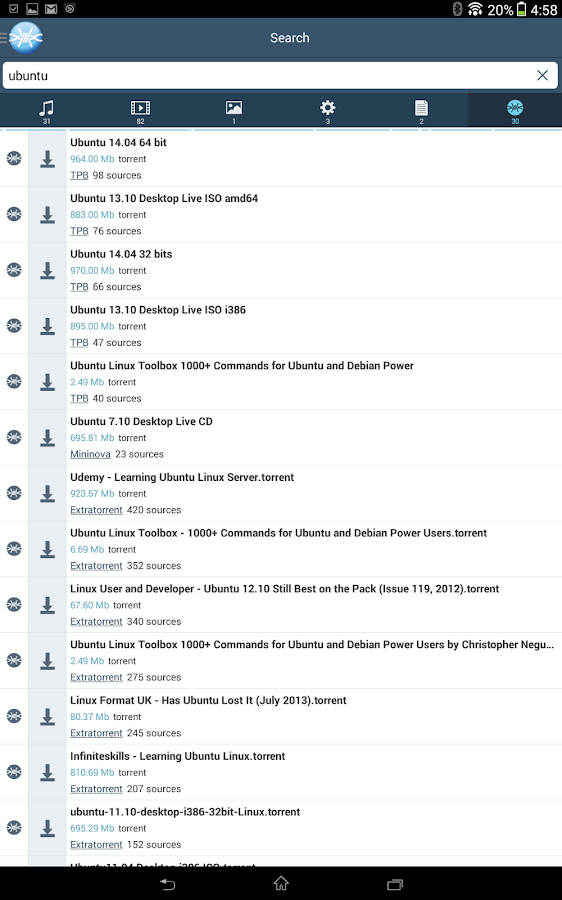 FrostWire - File Downloader - screenshot