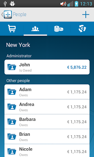 Pay Share - Shared funds