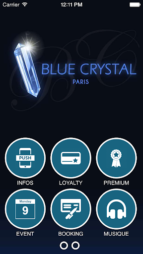 Blue crystal