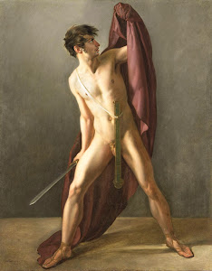 RIJKS: Joannes Echarius Carolus Alberti: Warrior with Drawn Sword 1808