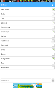 Travel Checklist Screenshots 1