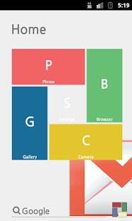 Free SquareHome Theme: Gmail style APK