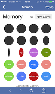 Free English words with memory game APK for PC