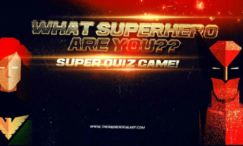 Android application What superhero are you quiz screenshort