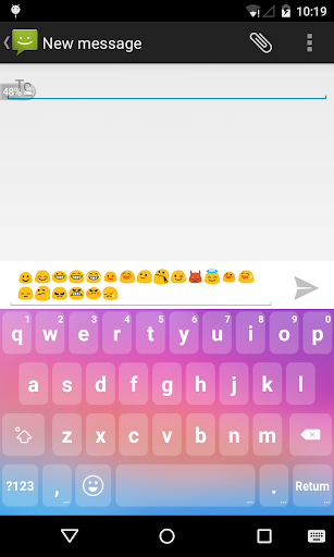 Emoji Keyboard - Dream Blue