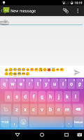 Emoji Keyboard - Dream Blue APK ภาพหน้าจอ #1