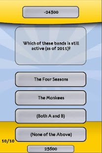 Oldies Music Trivia Quiz