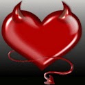 Devil Heart With Horns n Tail logo