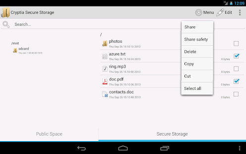 Cryptia Secure Storage Pro - screenshot thumbnail