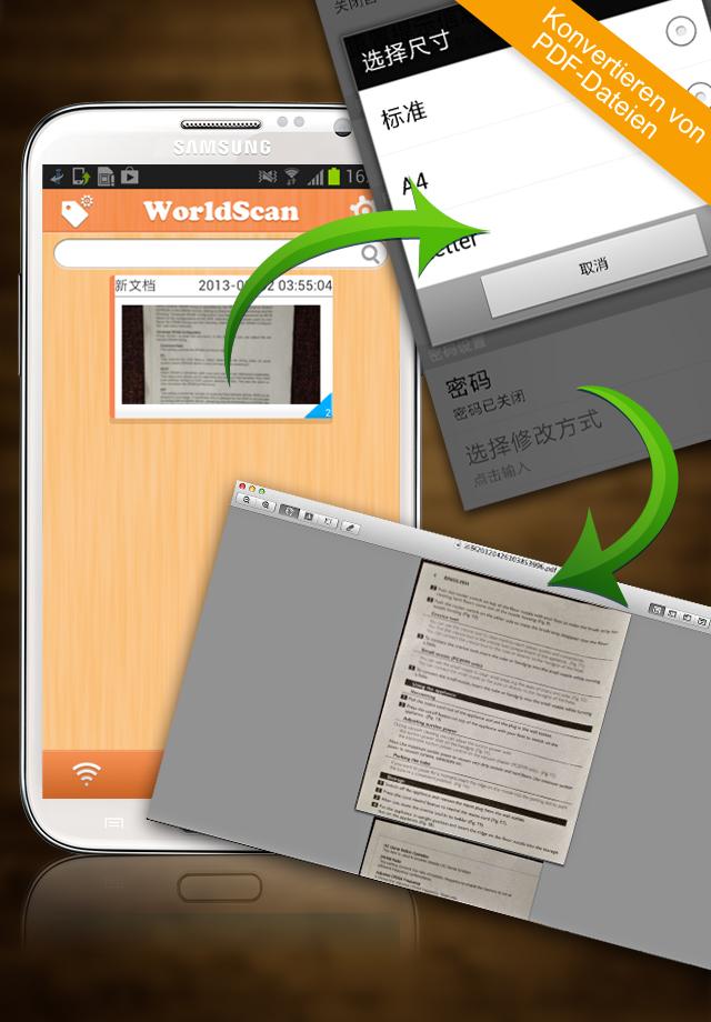 Android application WorldScan Pro- Scan Documents screenshort