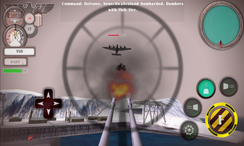 Android application BATTLE KILLER BISMARCK 3D HD screenshort