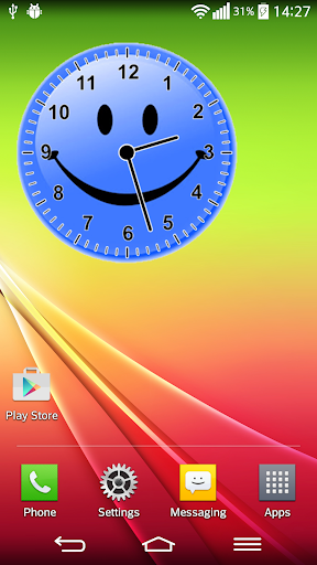 Smiley Analog Clock