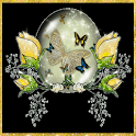 Butterfly Globe Rose Buds LWP logo