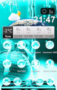 Download NEXT LAUNCHER 3D CyanNY THEME APK