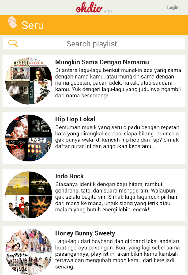 Ohdio.fm BETA - screenshot