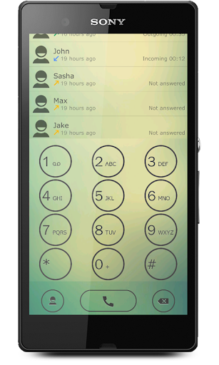 ExDialer Light Green Theme