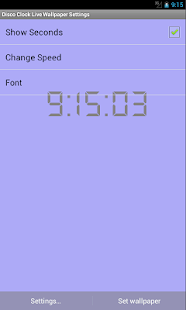 Disco Clock Live Wallpaper Screenshots 2