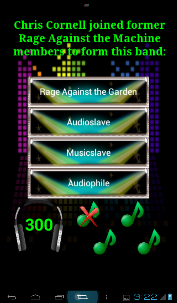 Mega Music Trivia Screen 3