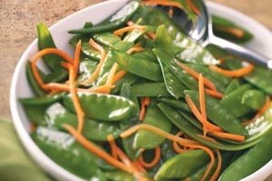 Snow Pea & Carrot Saute